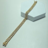 Bracelet maille torsadée or jaune 12,16 g