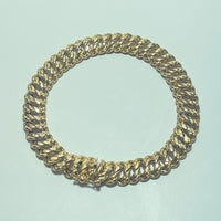 Bracelet maille torsadée or jaune 12,16 g