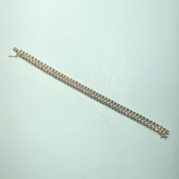 Bracelet maille torsadée or jaune 12,16 g