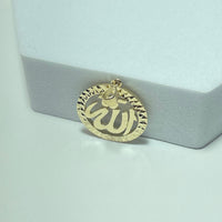 Pendentif Allah or jaune 14K 2,04 g