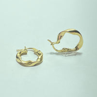 Boucles d'oreilles or jaune 18K 1,24 g