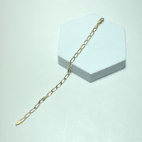 Bracelet maille gourmette or jaune 18 carats 5,58 g