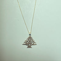 Pendentif cèdre Or 18 carats 0.70 g