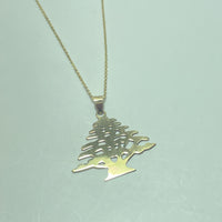 Pendentif cèdre Or 18 carats 0.70 g