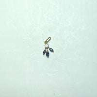 Pendentif saphir Or 18 carats 0.8 g