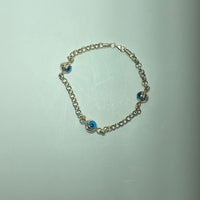 Bracelet oeil bleu protection 6,73 g