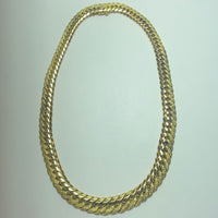 Collier maille anglaise Or 18 carats 47.19 g