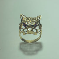 Bague panthère Or 18 carats 5.28 g