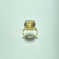Bague Citrine Or 18 carats 5.76g