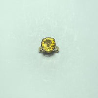 Bague Citrine Or 18 carats 5.76g