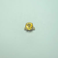 Bague Citrine Or 18 carats 5.76g
