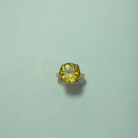 Bague Citrine Or 18 carats 5.76g