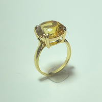 Bague Citrine Or 18 carats 5.76g