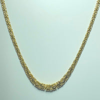 Collier mailles Byzantines Or 18 carats 16.55 g
