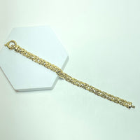 Bracelet mailles Byzantines Or 18 carats 15.33g