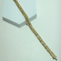 Bracelet mailles Byzantines Or 18 carats 15.33g