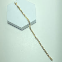 Bracelet maille palmier Or 18 carats 9.10 g