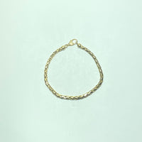 Bracelet maille palmier Or 18 carats 9.10 g