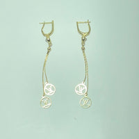 Boucles d'oreilles Or 14 carats 3.24 g