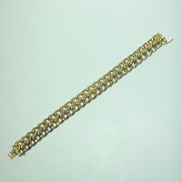 Bracelet Maille americaine Or 18 carats 32.63 g