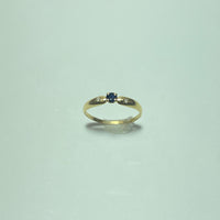 Bague Saphir en Or 18 carats 1.00 g