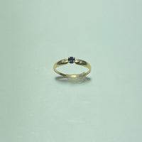 Bague Saphir en Or 18 carats 1.00 g