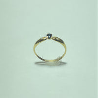 Bague Saphir en Or 18 carats 1.00 g