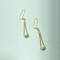 Boucles d'oreilles Pendante Or 18 carats 2.48 g