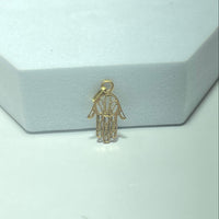 Pendentif Or main Fatma 18 carats 0.61 g