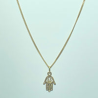 Pendentif Or main Fatma 18 carats 0.61 g