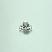 Bague Or blanc 18 carats 3.65 g