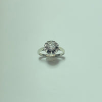 Bague Or blanc 18 carats 3.65 g