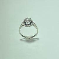 Bague Or blanc 18 carats 3.65 g