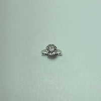 Bague Or blanc 18 carats 3.65 g