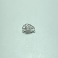 Bague Or  Blanc 18 carats 3.10 g