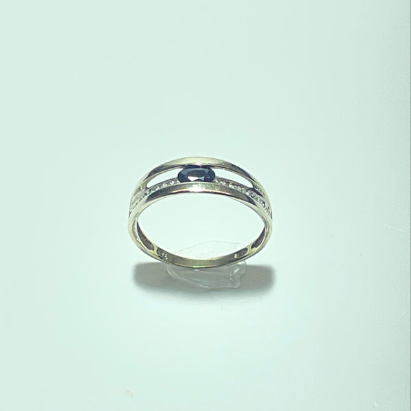 Bague Or blanc 18 carats 2.31 g