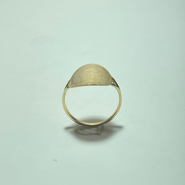 Bague Or 18 carats 4.72 g avec piéce d'or