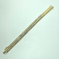 Bracelet maille americaine or 18 carats 19,63 g