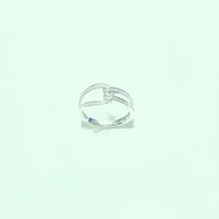 Bague Or blanc 18 carats 2,62 g
