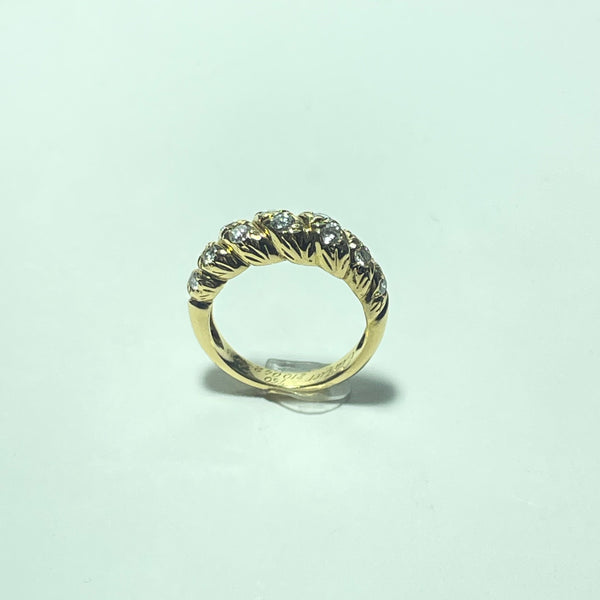 Bague Cartier Or 18 carats avec diamants 5,47 g