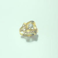 Bague Or 18 carats avec Diamant 4.16 g
