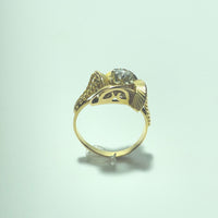 Bague Or 18 carats avec Diamant 4.16 g
