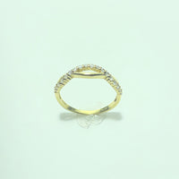 Bague en Or 18 Carats avec Pierres 1,79 g