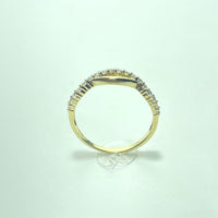 Bague en Or 18 Carats avec Pierres 1,79 g