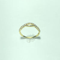 Bague en Or 18 Carats avec Pierres 1,79 g