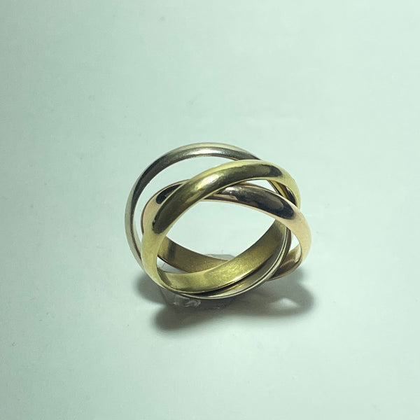 Bague trinity Or 18 carats 6.56 g