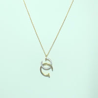 Collier avec pendentif or jaune 3,23 g