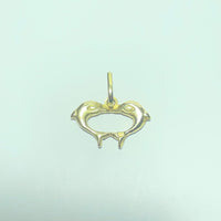 Pendentif Dauphins en Or 18 Carats – 1,48 g