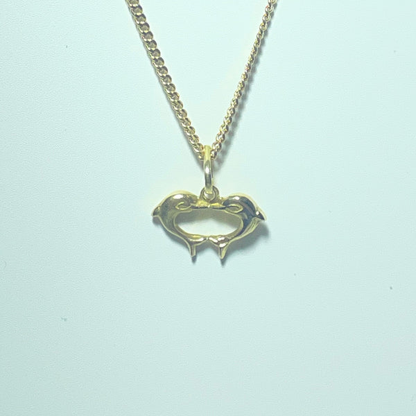 Pendentif Dauphins en Or 18 Carats – 1,48 g