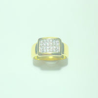 Bague Or 18 carats 7.66 gr avec diamants 